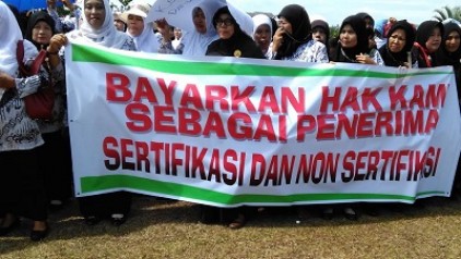 Pembayaran Tuntutan Guru Kuansing Disepakati Maret 2017